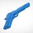 037.jpg Remington 1911 Enhanced pistol from the game Tomb Raider 2013 3D print model3