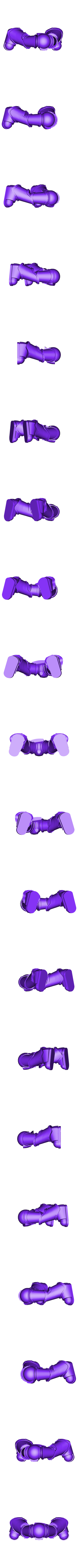 default_legs.stl 13 pairs of power armour legs 28mm