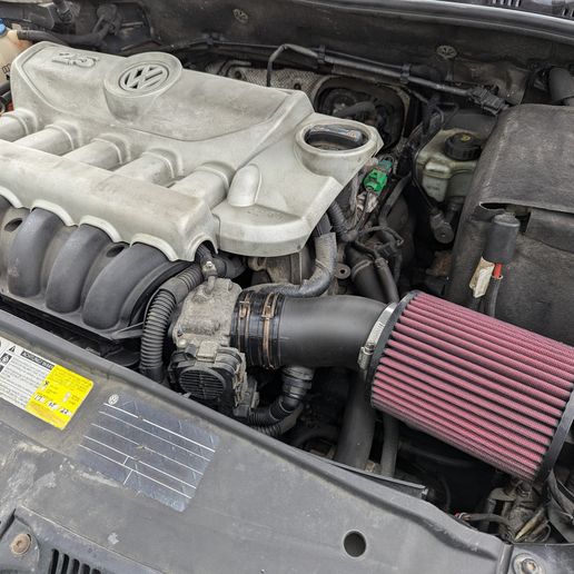 VW MK6 GOLF 2.5L Short Ram Intake - Volkswagen 07k Engine 3D model