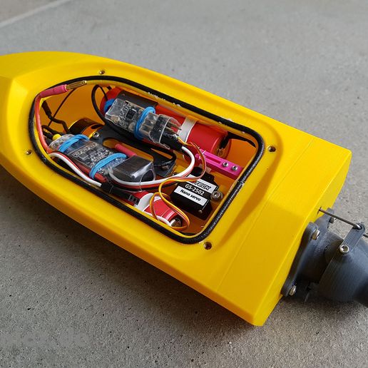 Rc jet boat 3d printed outlet