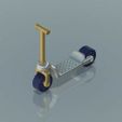 MiniScooter5.jpg Free STL file Mini Scooter* - Solid and Multi-Material**・3D print model to download