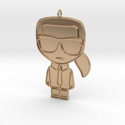 STL file KARL LAGERFELD LOGO・3D printing model to download・Cults