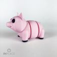 2d.jpg Cute Pig Articulated (dark eyes version)
