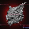 Werewolf_The_Howling_Head_Sculpt_3d_print_model_04.jpg Werewolf The Howling Action Figure Head Sculpt