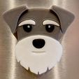 schnauz.jpg Imán de nevera para perro Schnauzer