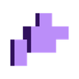 BROWN_-_R-FOOT_OUTER-2.STL Fichier STL gratuit 8-Bit Classic Mario・Plan imprimable en 3D à télécharger
