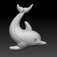 01.jpg Dolphin Fish  3D Printable Marine Animal Model
