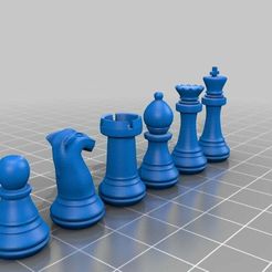 ChessSet_[012111P100713-thing127365.jpg Free STL file Chess Set as STL・3D printing model to download, Numbmond