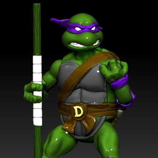 ScreenShot648.jpg Donatello TMNT 6" FIGURA DE ACCIÓN PARA IMPRESIÓN 3D.