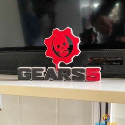 IMG_2040.JPG Fichier STL logo gears 5・Modèle pour impression 3D à télécharger