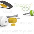 ST2-knob.jpg Free STL file Sanding Tool 2・3D print design to download