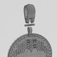 wf1.jpg Iced diamond lips round pendant 3D print model