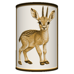 9a.png LITHOPANE - Safari BABIES - deer