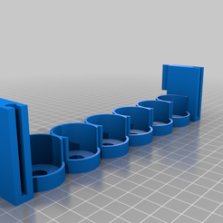 3D Printable Paint Rack for 17ml bottles (x66) by Scova