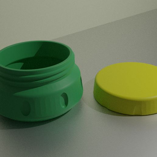 Seeds storage box, simple to print