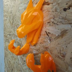 1682609537931.jpg 3D file Charizard Pokemon headphone wall mount・Model to download and 3D print