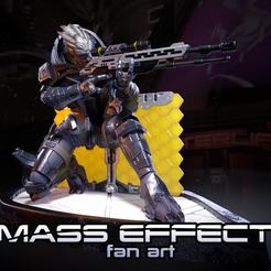 ps_Main-Camera.png Mass Effect Fanart - Garrus Vakarian 3d print figurine