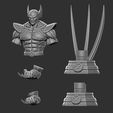 26.JPG Wolverine Bust - Marvel 3D print model 3D print model