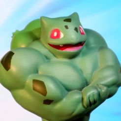 Bulbasaur.jpg STL-Datei Geschwollener Bulbasaur kostenlos・Vorlage für 3D-Drucker zum herunterladen