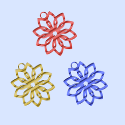 flower-v4.png STL-Datei Blumenohrring (v4) kostenlos・Modell zum 3D-Drucken zum herunterladen