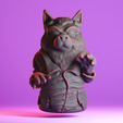 Wolf01.png Finger Puppet - Werewolf 3D print model