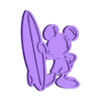 mickey surf.stl Mickey Surf Pin