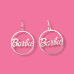 1691829045327.png Archivo STL Pendiente Barbie・Diseño imprimible en 3D para descargar