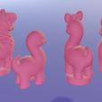 brontocollection2.png Cutesaurus as a Petite Pony (Dinosaur 3D model)