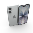 13.png Modelo 3D do iPhone 17 Branco
