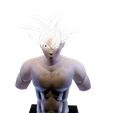5.png 3D sculpted son Goku Bust model from dragon superball super