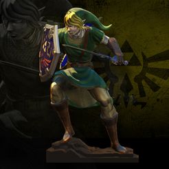 link1.jpg Fichier STL Link la légende de zelda・Modèle à imprimer en 3D à télécharger