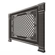 Wireframe-Low-Radiator-Cover-Decorative-Screening-Grille-Panel-02-3.jpg Radiator Cover Decorative Screening Grille Panel 02