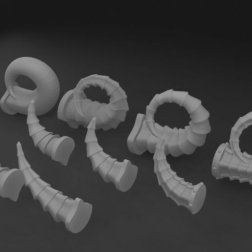 horns.jpg MechWarrior Style Bolt-ons and Accessories for Battletech