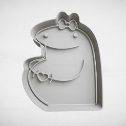 e93eb392-27ba-4026-9d9b-46b0395198de.jpg STL file Pregnant Flork Cutter・3D print design to download