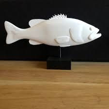 Largemouth bass on (optional) pedestal