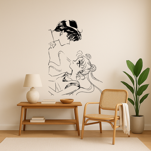 Sailor Moon - Sailor Moon And Chibiusa Holding Han