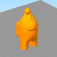 AMONG ALIEN 1.jpg STL file AMONG US ALIEN (HI-RES)・3D print model to download