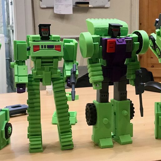 🤖 G1 Constructicons Scavenger・3D Print with the Qidi X-plus 3 3D ...