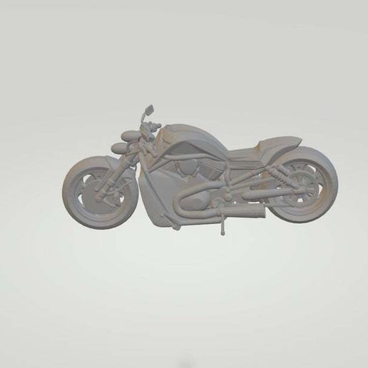Harley-Davidson V-Rod 3D Model Ready for Print 3D model