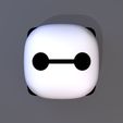 cube_baymax_2.jpg Pack 6 keycaps of cube animal - pack 2 - DIGITAL FILES FOR 3D PRINTING - KEYCAP FOR MECHANICAL KEYBOARD