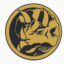 Triceratops2.png Fichier STL ÉCUSSON/PIÈCE DE MONNAIE/DÉCALQUE POWER RANGERS BLEU TRICERATOPS MIGHTY MORPHIN POWER RANGERS・Objet pour imprimante 3D à télécharger