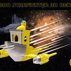 mystery2StickerSheet2-74.png Descargar archivo STL Naboo Starfighter Benchy • Diseño para impresión en 3D, MarkVLG