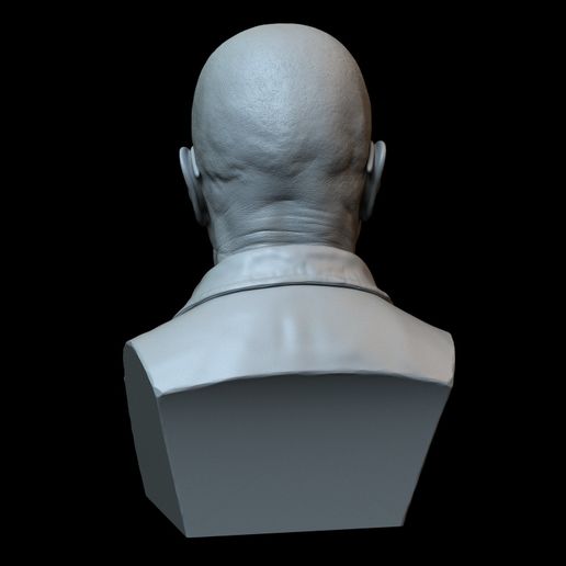 MrWhite06.RGB_color.jpg Télécharger fichier Walter White alias Heisenberg (Bryan Cranston) de Breaking Bad. • Design pour imprimante 3D, sidnaique