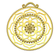 fem_jewel_35 v14-06.png neck pendant keychain "sun lotus" femJ-35 3d-print and cnc