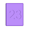 23.stl Mini Perpetual Flip Calendar