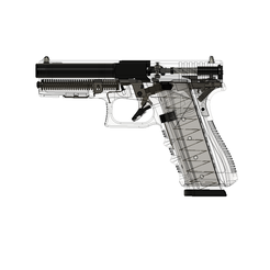 Glock-17-Gen-3-Assy-Miniature-copy.png STL file GLOCK 17 GEN 3 - FULL PIECES・Template to download and 3D print