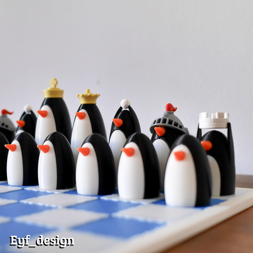 Penguin Chess Set