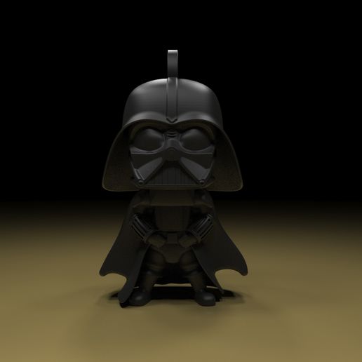 Darth vader key chain 3D model