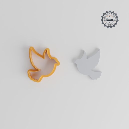 product_113-02_overview.jpg Dove Shape Cutter Set, 18 Pieces, Multi-Size 0.75"-5" for Cookies, Fondant & Clay, Peace Bird, Spiritual Harmony