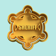sheriff-cookie-cutter-stl-file.png sheriff badge license cookie cutter stl